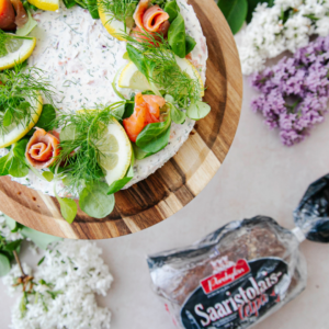 Saaristolaisleipä-graavilohikakku